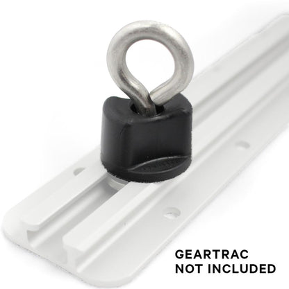 YakAttack Tie-Down Eyelet, Track Mount (2-Pack) - Tie-Downs